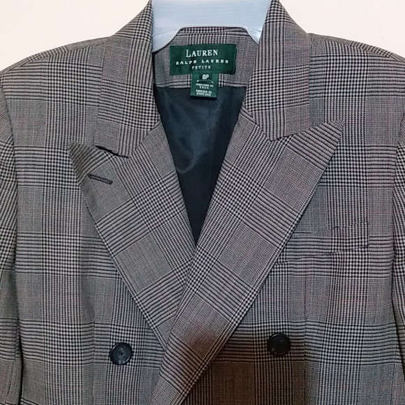 Designer blazer Ralph Lauren made in USA size 8P - Picture 3 of 8